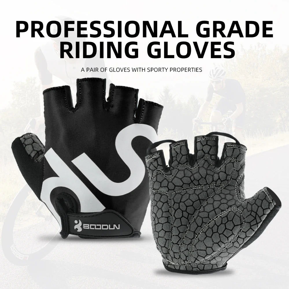 HBG 0018 New Comfortable Half Finger Gym Gloves anti slip fitness Gloves