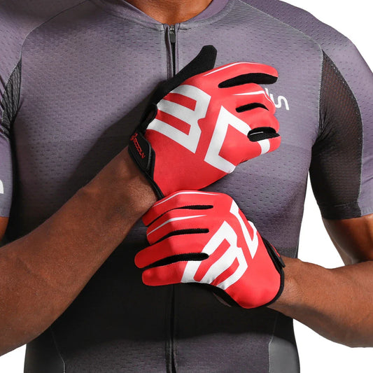 HBG 0938 long-Finger Cycling Gloves Touch Screen Racing Spandex Breathable Shockproof Outdoor Cross-Country Bicycle gloves