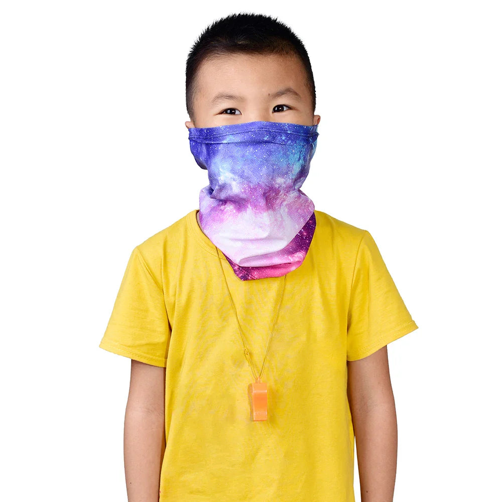 HBG 1365 Wholesale Children's Seamless breathable Scarf Windproof and dust-proof Face Cover for Sports Cycling Cover Neck