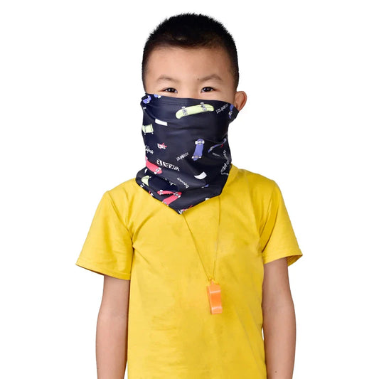 HBG 1365 Wholesale Children's Seamless breathable Scarf Windproof and dust-proof Face Cover for Sports Cycling Cover Neck